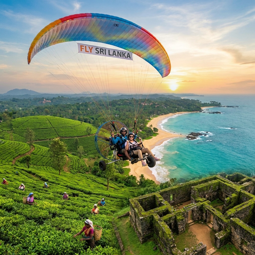 Soaring Adventures: The Thrill of Paramotoring in Sri Lanka
