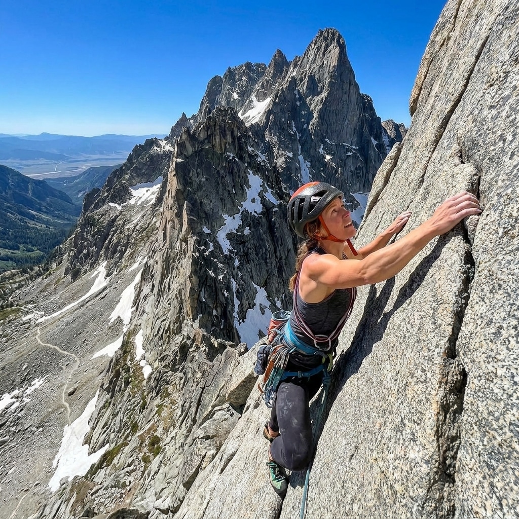 Breaking Boundaries: The Inspirational Journey of a Woman Climbing a Mountain